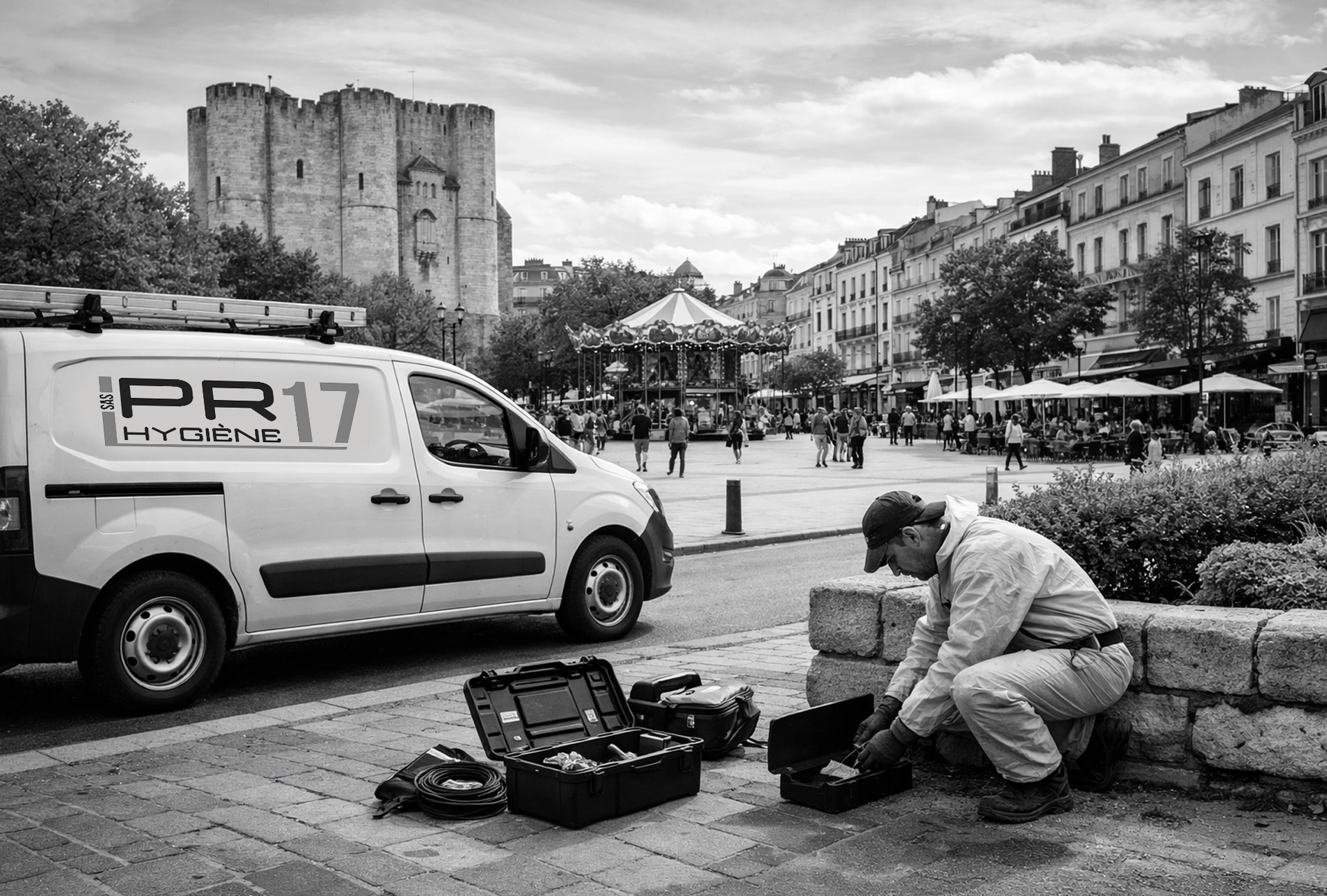 Dératisation Niort Place de la Brèche centre-ville