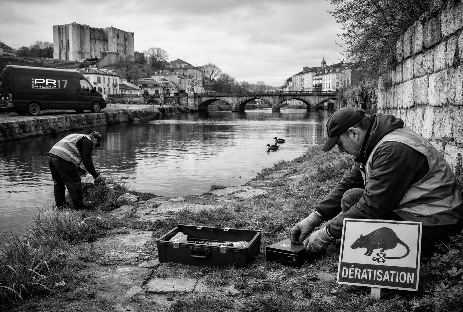 Lutte contre les rongeurs à Niort près de la Sèvre Niortaise