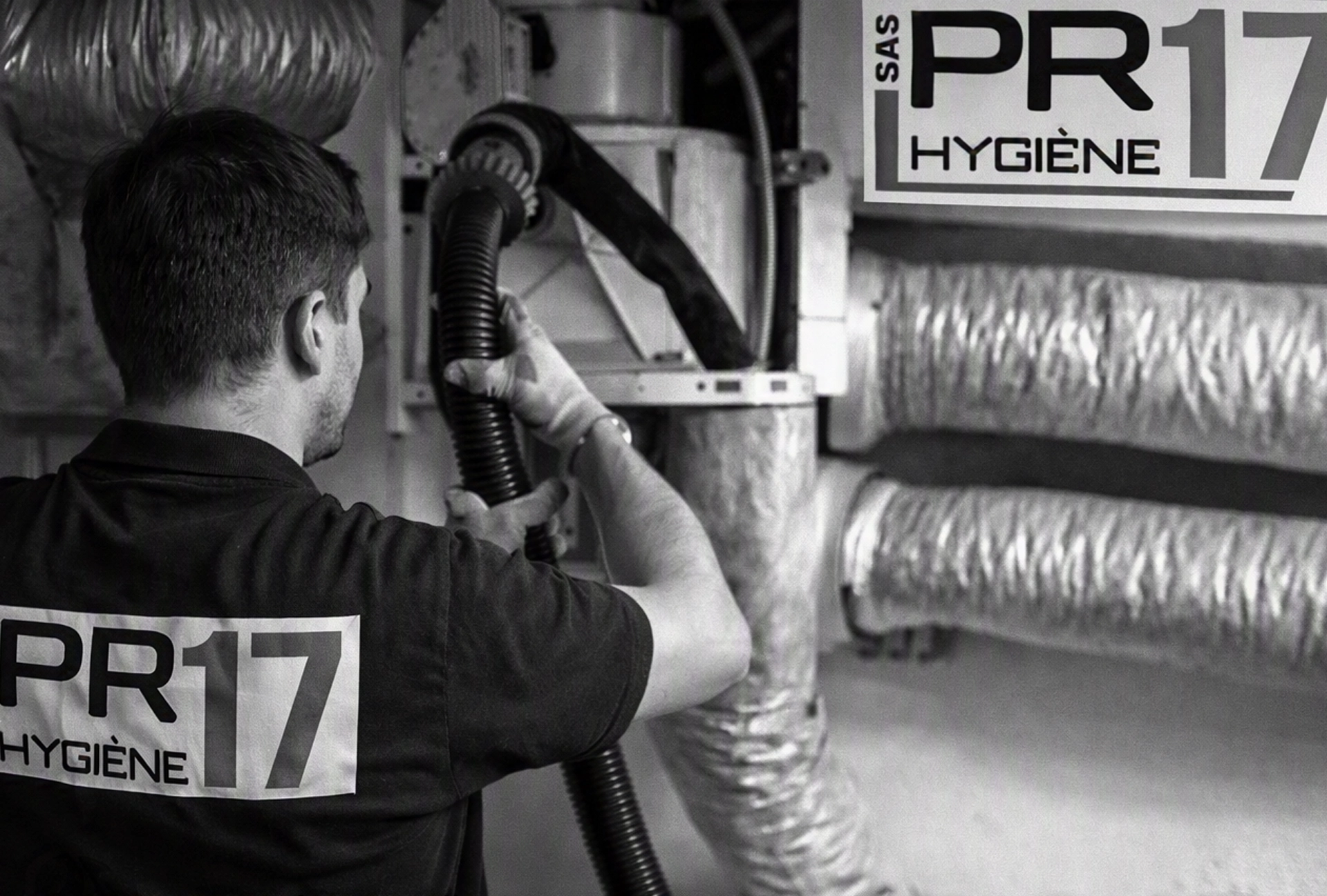 Nettoyage professionnel d'une VMC par PR-Hygiène 17